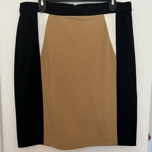 Calvin Klein Color Block Pencil Skirt